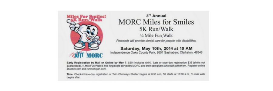 3rd Annual MORC Miles for Smiles 5K