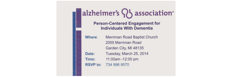 Person-Centered Engagement for Individuals with Dementia